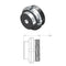 Palisades Dental Impact Air 45 Push Button Head Cap