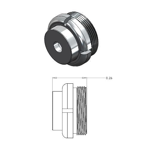 Palisades Dental Impact Air 45 Push Button Head Cap